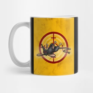 NIGHT RATS SUTDIOS TARGET LOGO Yellow Mug